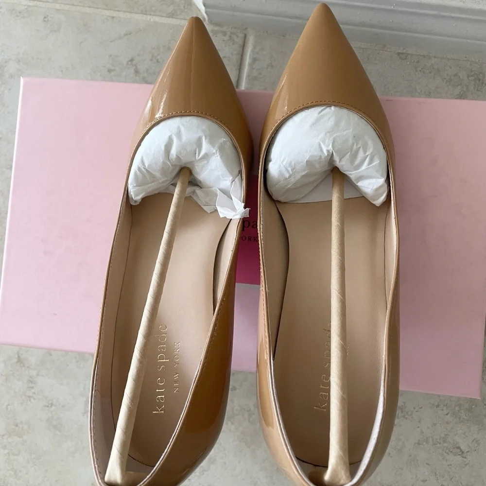 Kate Spade Sonia patent leather pump heels 7